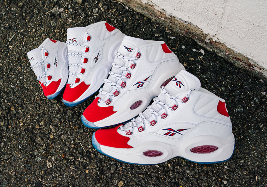 Reebok,Question Mid OG,Red Toe  比起这双 Question Mid OG！我更想要超限量艾弗森纪念杂志！