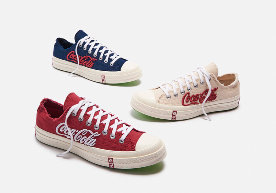 Kith,Coca-Cola,Converse,Chuck  Kith x Coca-Cola x Converse 官图曝光！本月发售你买哪双？
