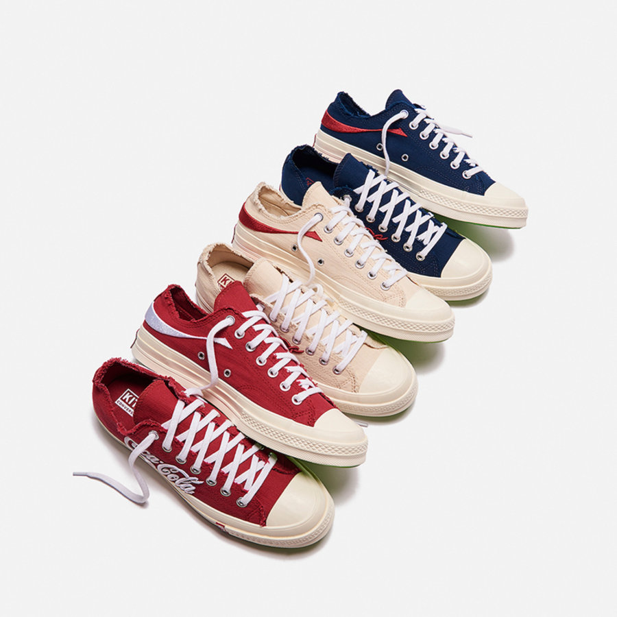 Kith,Coca-Cola,Converse,Chuck  Kith x Coca-Cola x Converse 官图曝光！本月发售你买哪双？