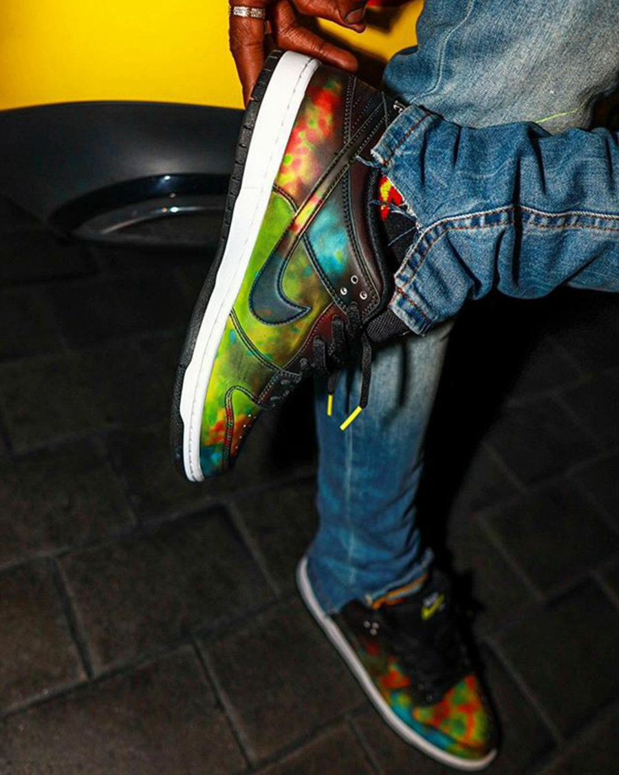 Civilist,Nike SB,Dunk Low,CZ51  摩擦就能变色？！热成像 SB Dunk 上脚照释出，这款联名真会玩！