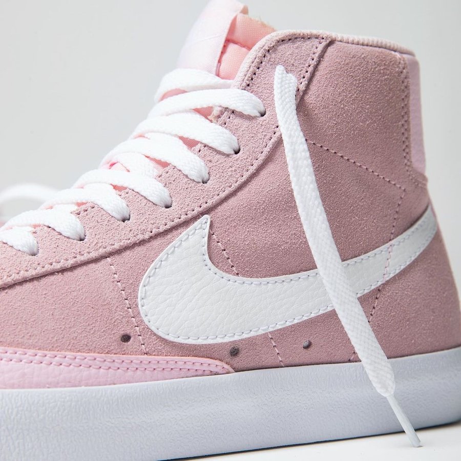 Nike,Blazer Mid  少女心炸裂！全新樱花粉 Nike Blazer Mid 现已发售