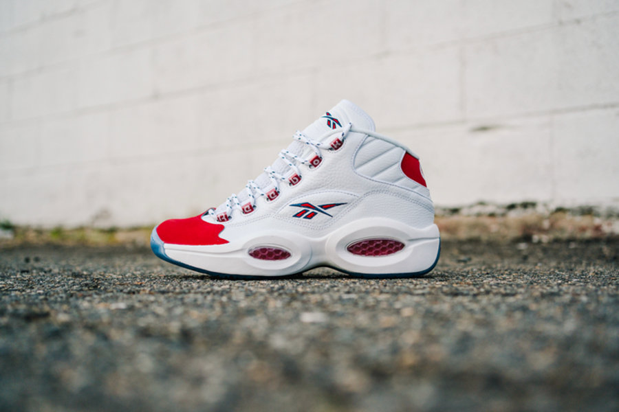 Reebok,Question Mid OG,Red Toe  100% 终于元年设计！「红脚趾」Question Mid 即将复刻！