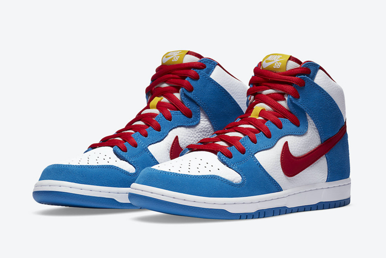 Nike SB,Dunk High,Doraemon,CI2  胖虎没来！机器猫 Dunk 官图曝光，居然真有万能口袋！