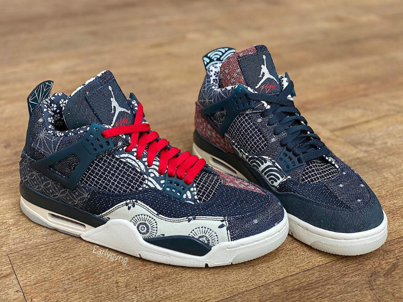 Air Jordan 4 SE,AJ4,Sashiko,CW  这双「刺子绣 AJ4」可千万别限量！细节多到看花眼！