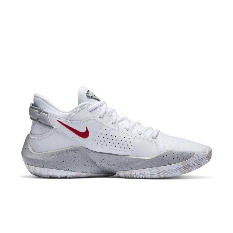 Nike,Zoom Freak 2,White Cement  鞋身造型简约犀利！白水泥 Zoom Freak 2 官图曝光！