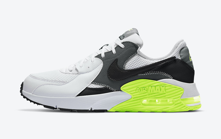 Nike,Air Max Excee,CD4165-114  亮绿气垫极其抢眼！这款全新配色 Air Max 90 你打几分？