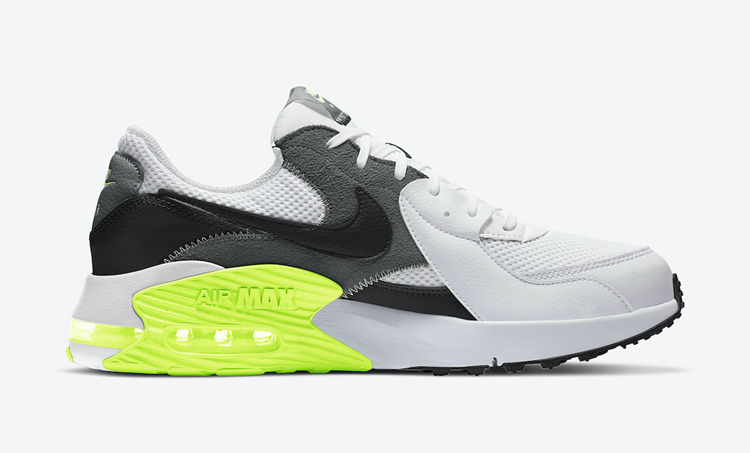 Nike,Air Max Excee,CD4165-114  亮绿气垫极其抢眼！这款全新配色 Air Max 90 你打几分？