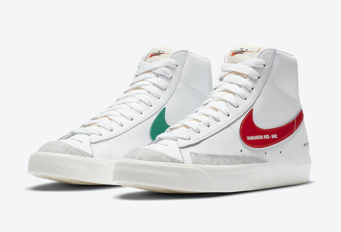 Nike,Blazer,发售,DA2142-146,DA21  把色号写在鞋身上！这双全新 Nike Blazer 又有新操作！