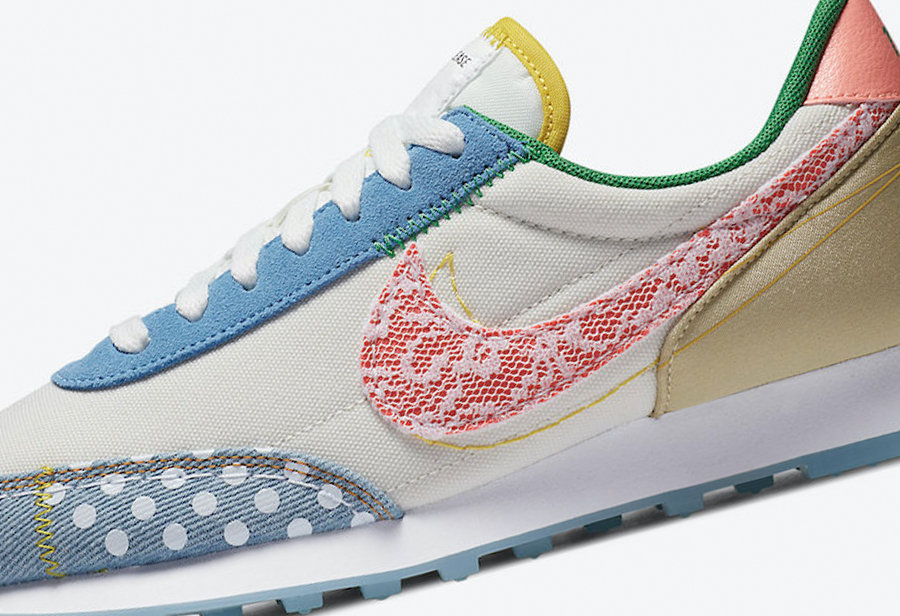 Nike,Daybreak  格纹、波点、蕾丝...这双 Nike Daybreak 设计元素超丰富！