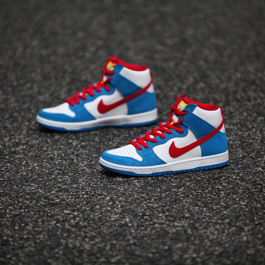 Nike SB,Dunk,High,Doraemon,CI2  熟悉的蓝胖子要来了！机器猫 Dunk 最新实物美图曝光！
