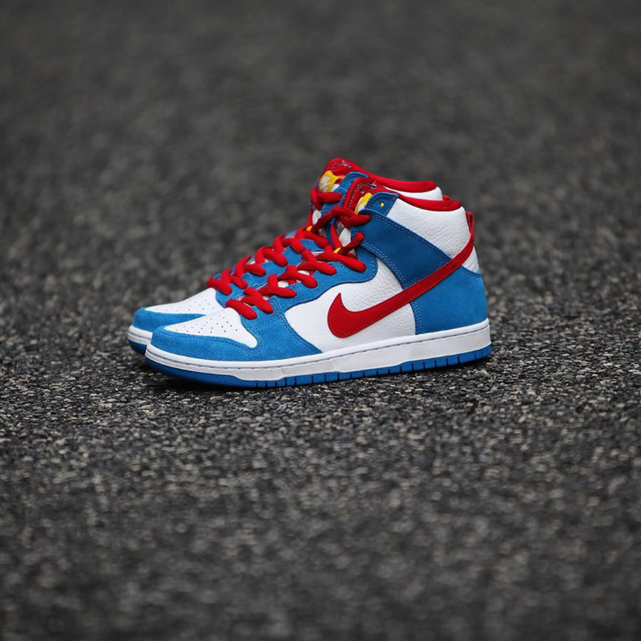 Nike SB,Dunk,High,Doraemon,CI2  熟悉的蓝胖子要来了！机器猫 Dunk 最新实物美图曝光！