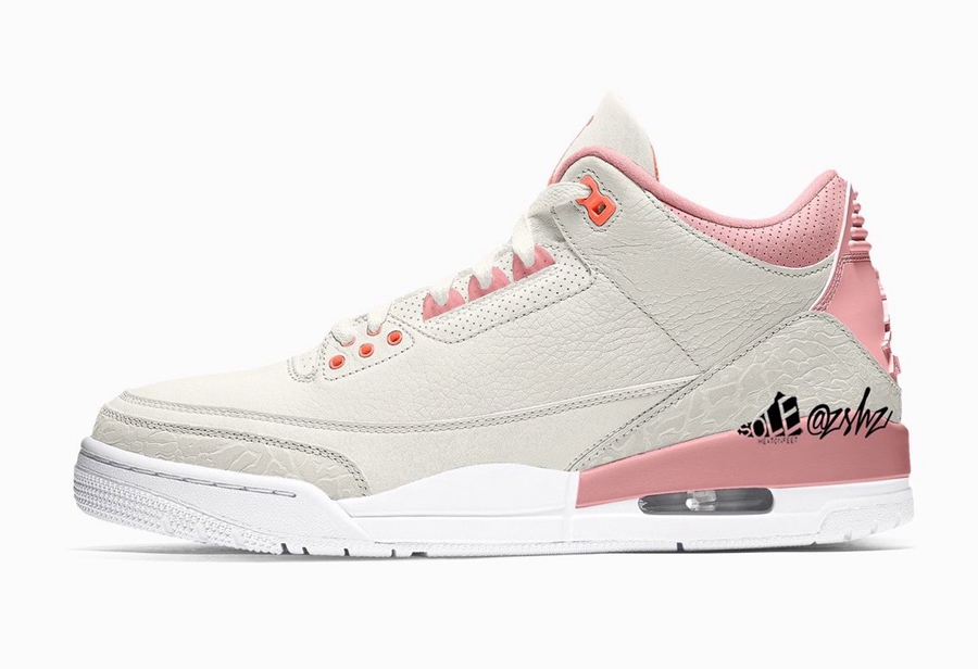 AJ,AJ4,Air Jordan 4 WMNS,Rust  清新白粉配色 Air Jordan 3 曝光！明年发售，但是...