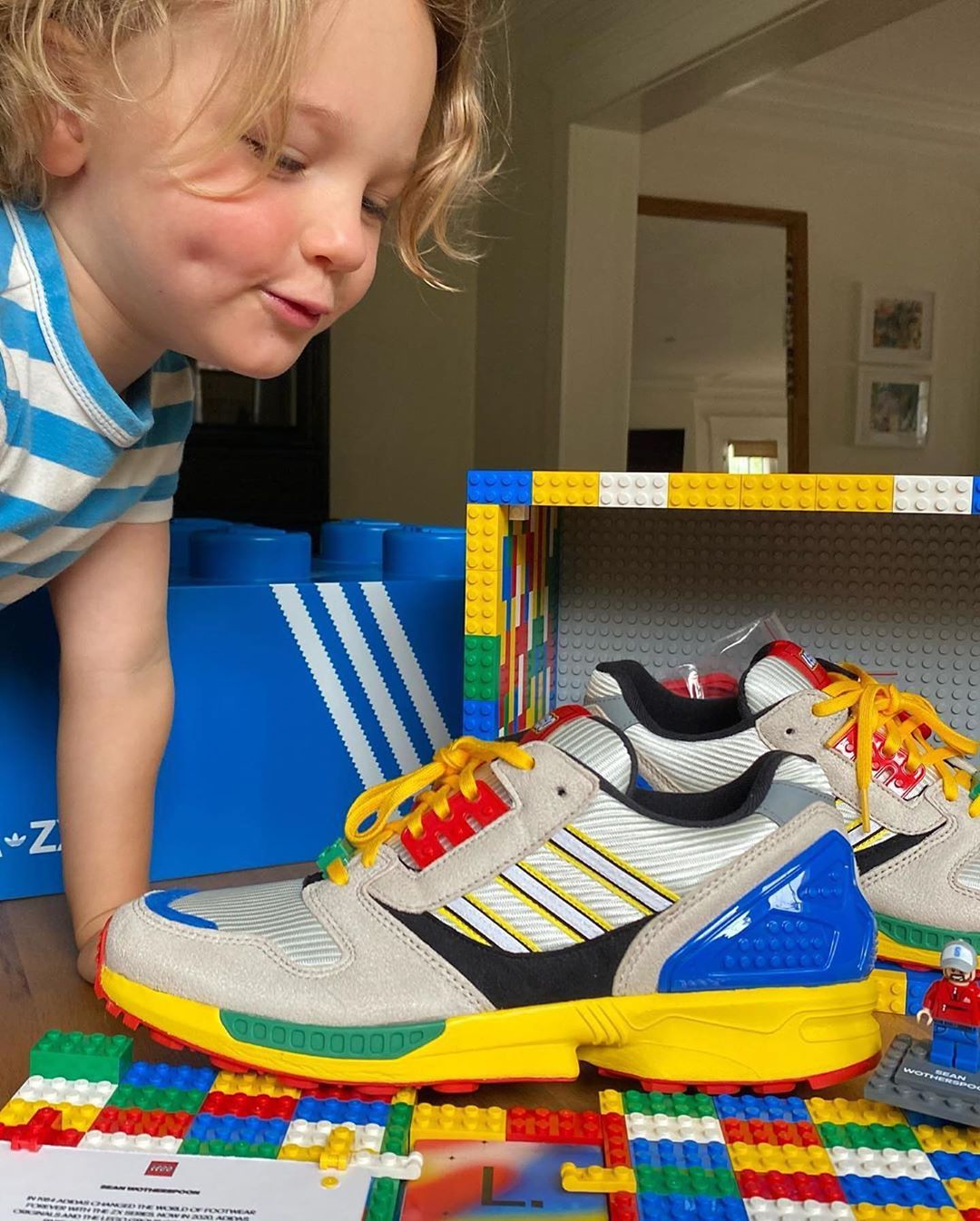 adidas,Sean Wotherspoon,ZX 800  乐高鞋盒还有专属玩具！LEGO x adidas 本月底发售！