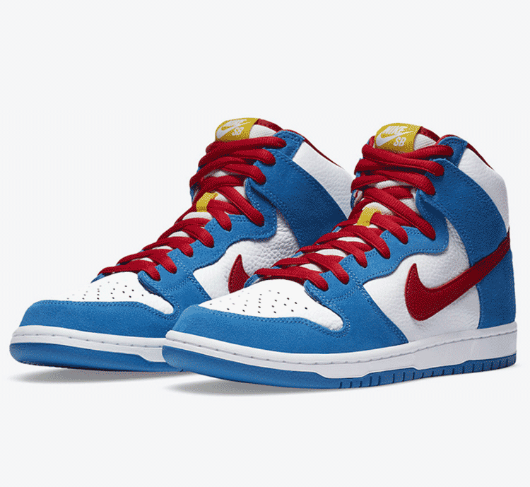 Nike SB,Dunk High,Doraemon,CI2  机器猫 Dunk 后天发售！除了上架天猫，还有短信抽签也能入手！