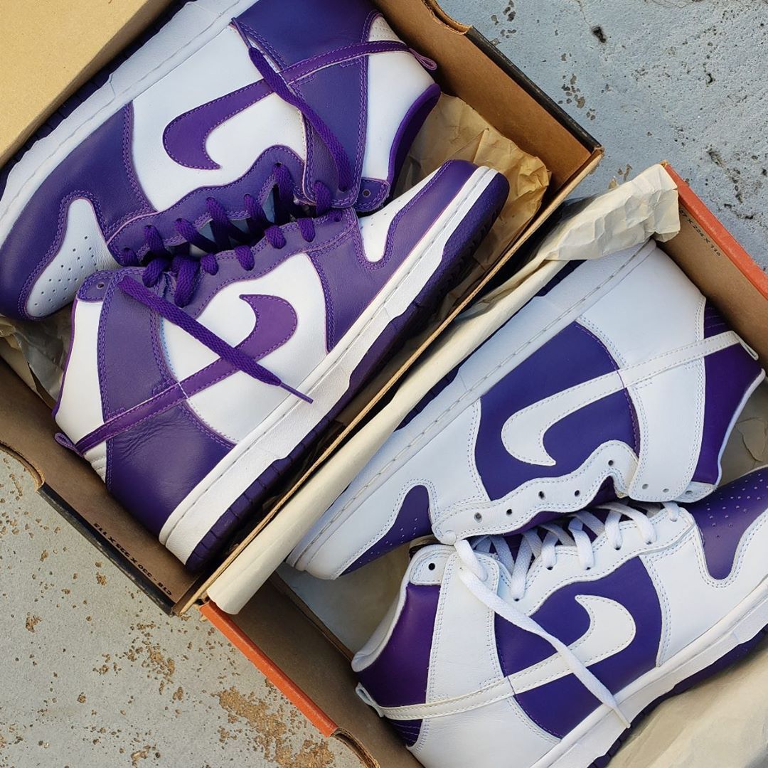 Nike,Dunk,DC5382-100,发售  时隔 21 年复刻！白紫 Dunk 今年回归！发售日期有了！