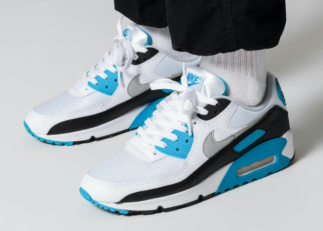 Nike,Air Max 90,Laser Blue,CJ6  流行于 30 年前的潮流经典！OG 配色 Air Max 90 即将发售！