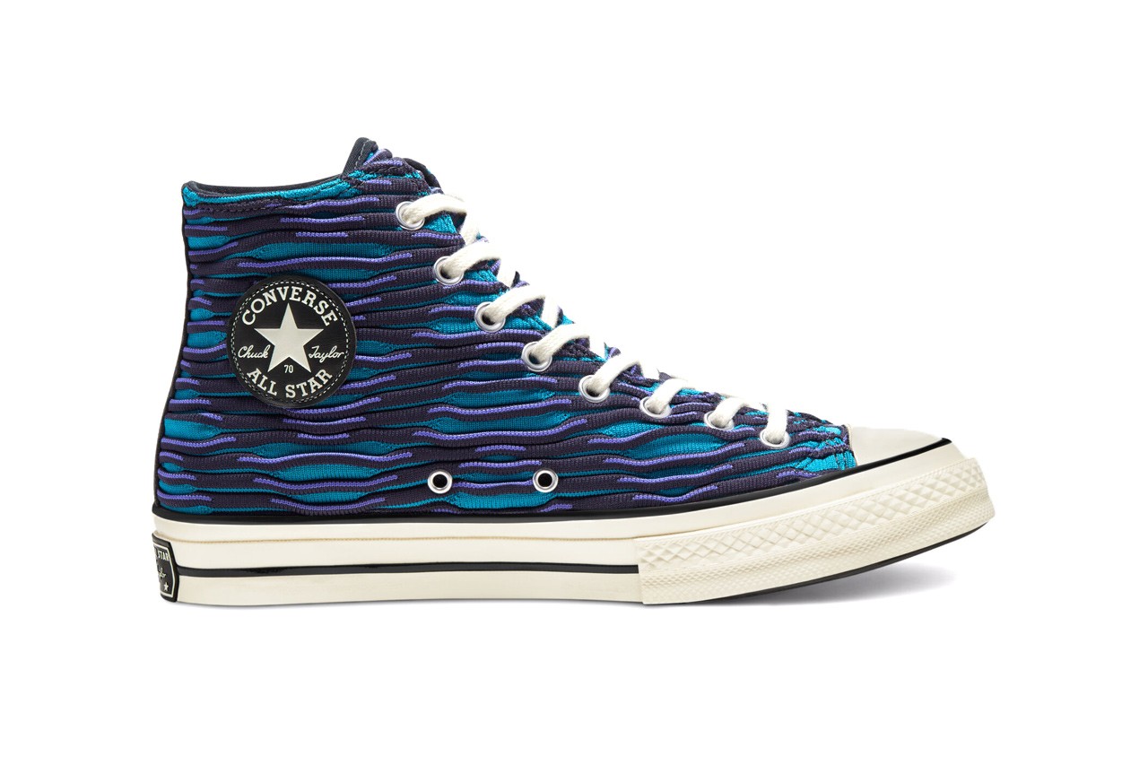 Converse,Vibrant Knit,Chuck 70  迷幻蒸汽波气质！独特 Converse Vibrant Knit Chuck 70 现已发售！