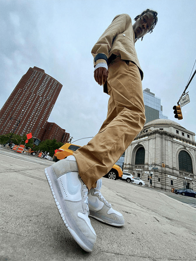 Notre,Nike,Dunk Hi  下一款 Nike Dunk 联名要来了，实物细节曝光！