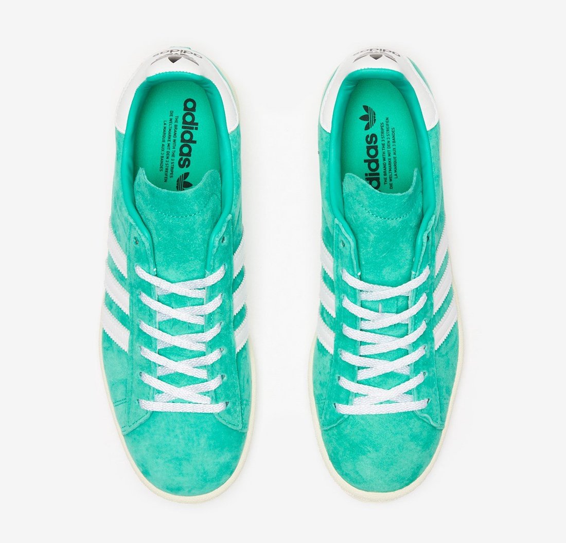 adidas Campus 80s,FV8495,发售  浓郁南海岸氛围！薄荷绿 adidas Campus 80s 现已发售！