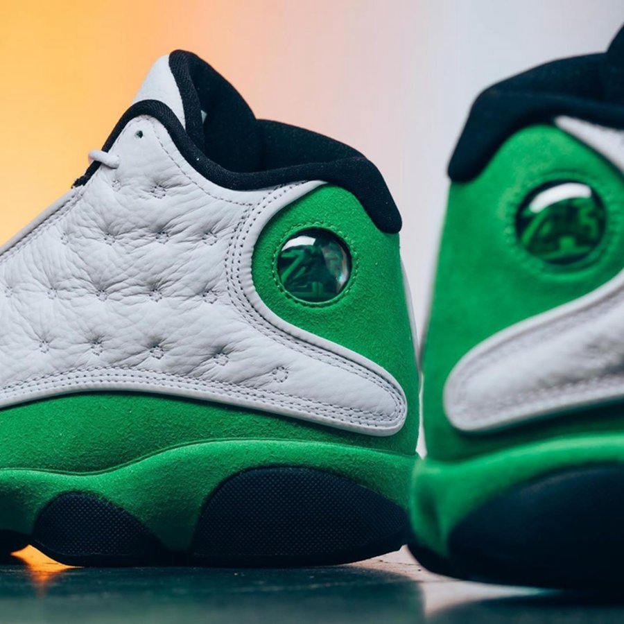 Air Jordan,AJ13,Lucky Green,DB  神似雷·阿伦 PE 的 Air Jordan 13！全家族尺码本周发售！