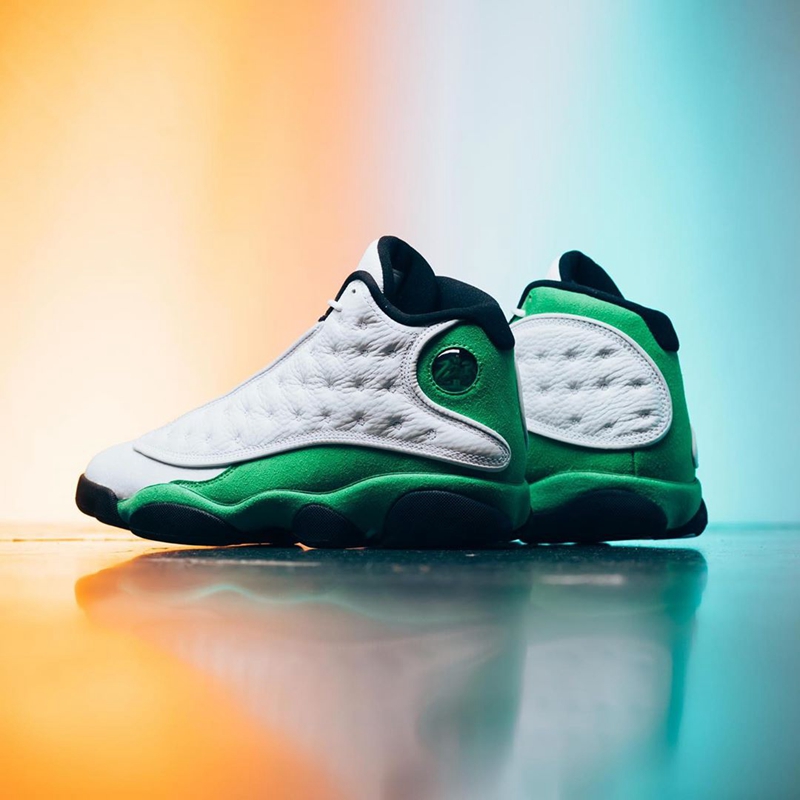 Air Jordan,AJ13,Lucky Green,DB  神似雷·阿伦 PE 的 Air Jordan 13！全家族尺码本周发售！