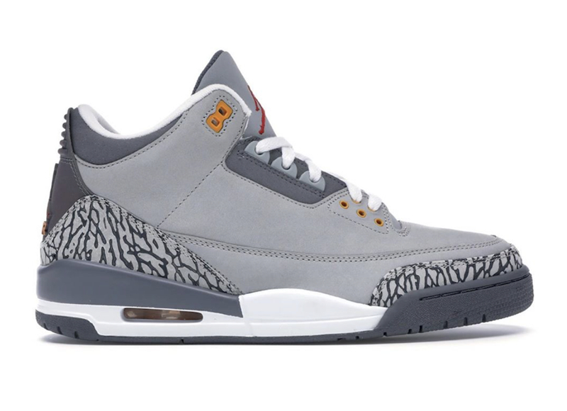 Air Jordan 3,AJ,AJ3Cool Grey,C  Air Jordan 3 酷灰实物首次曝光！时隔十四年即将复刻！