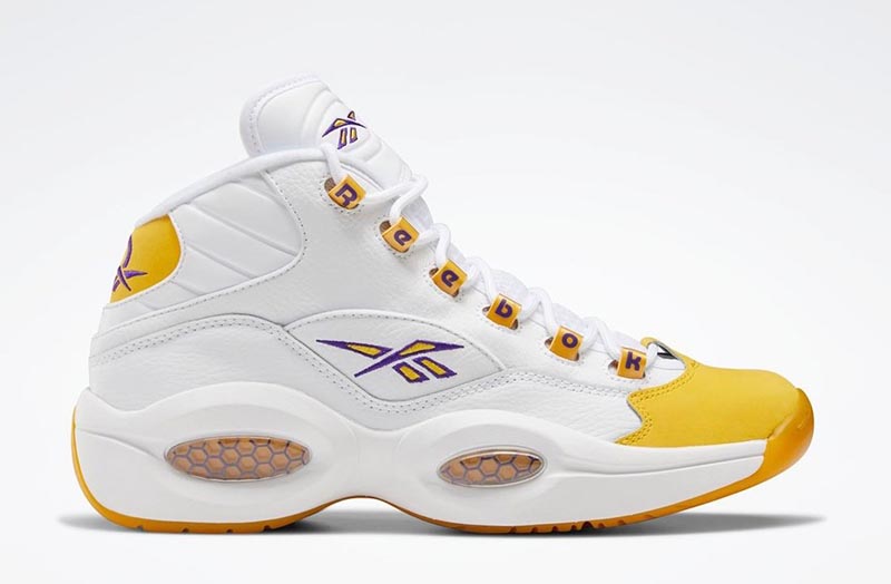 Reebok,Question Mid,Yellow Toe  科比「乱穿鞋时期」的湖人战靴即将市售！发售信息曝光！
