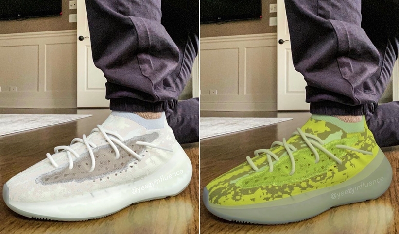 adidas,Yeezy Boost 380  配色越出越奇葩！两双夜光 Yeezy 380 年底发售！