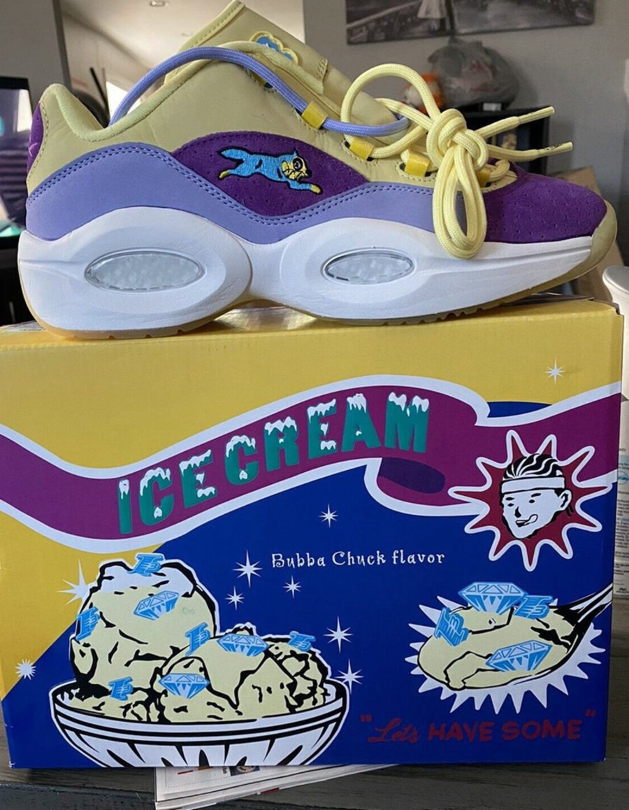 BBC,Reebok,Question Low  菲董真有牌面！BBC x Reebok 新联名竟把 Logo 换了？！