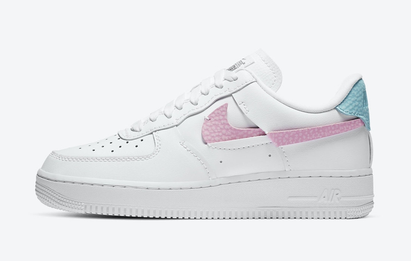 Nike,Air Force 1,LXX,DC1164-10  解构撞色小白鞋！全新 Nike Air Force 1 释出官图！