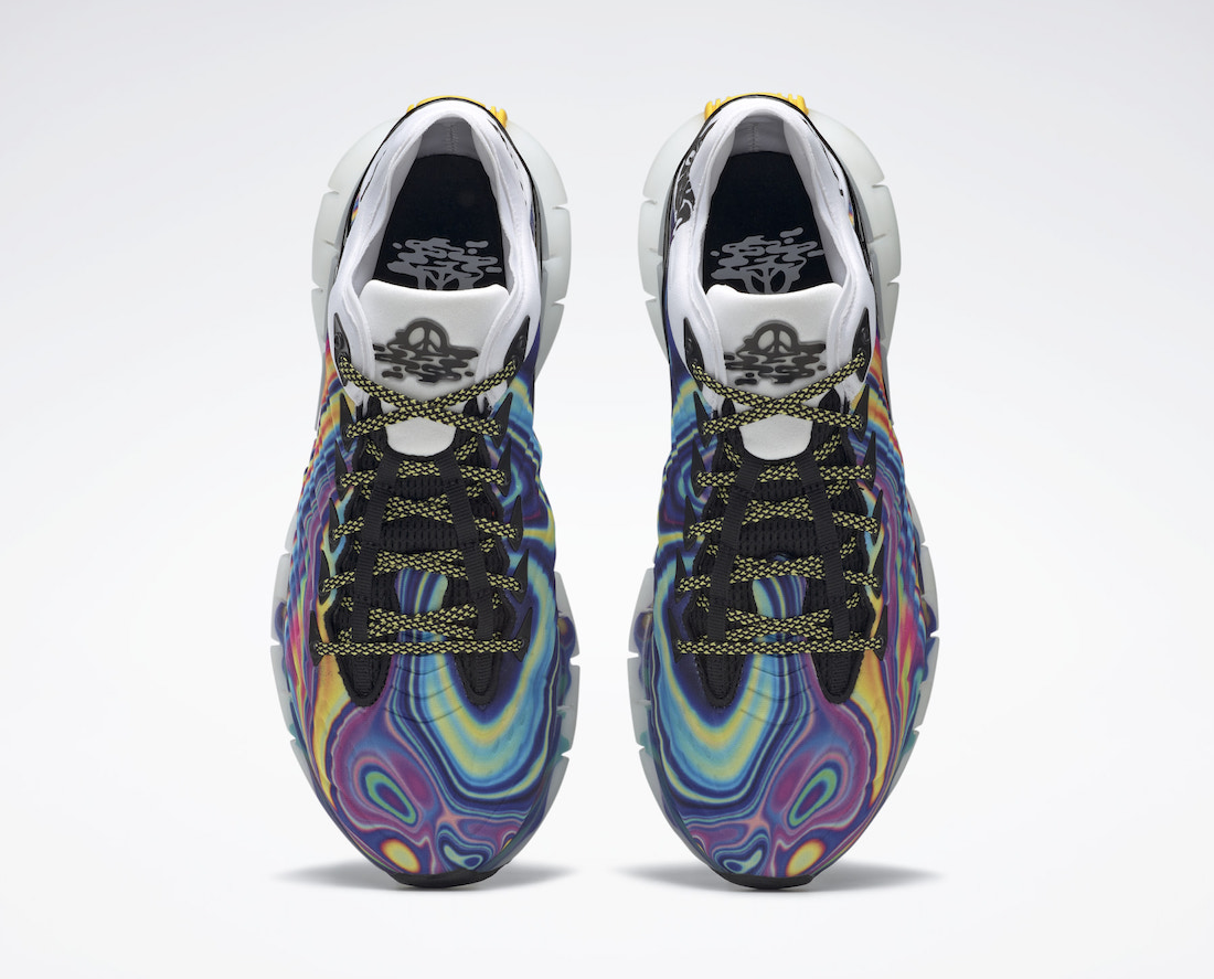 Reebok,Zig Kinetica,FX3363  魔性的炫彩装扮！这双 Reebok 新鞋真够独特！