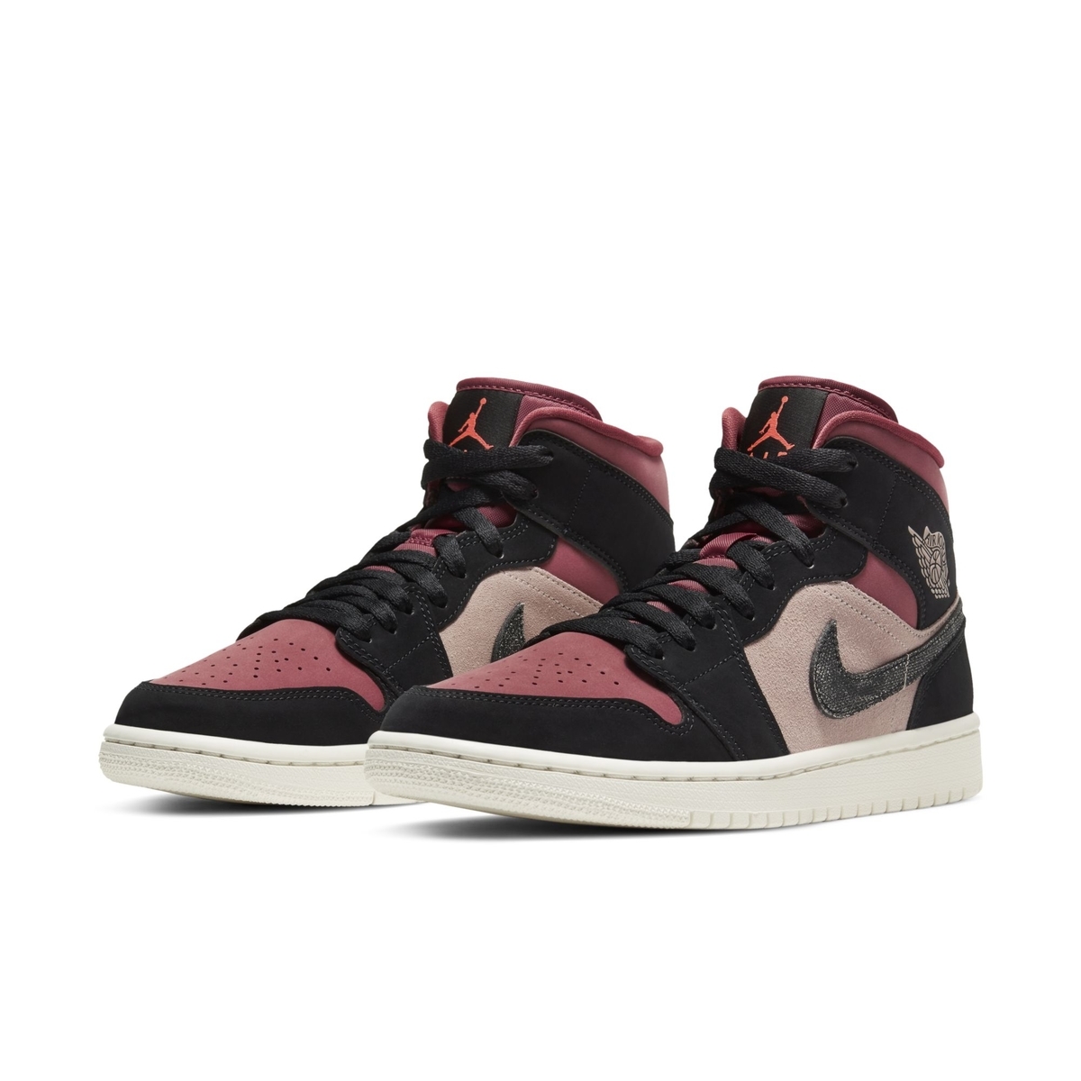 AJ1,Air Jordan 1 Mid  秋冬暖色系！全新 Air Jordan 1 Mid 首次曝光！