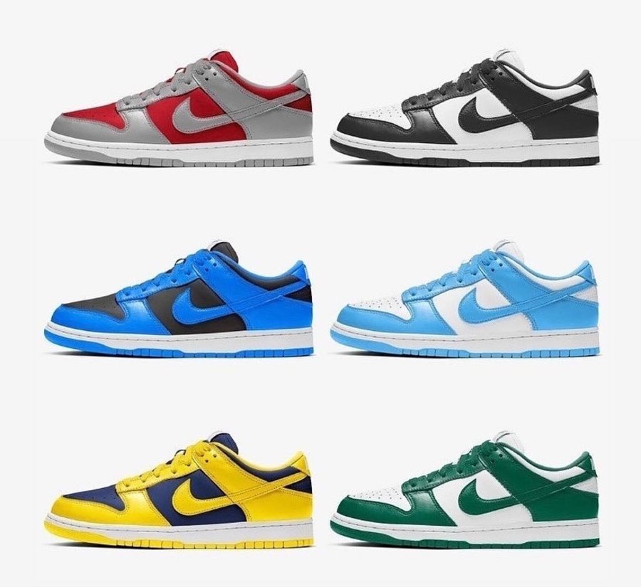 Dunk,Nike  现在买不到 Dunk 别着急！一大波新配色集体曝光！每双都想要！