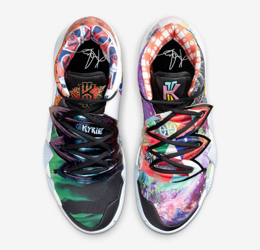 Nike,Kybrid S2,Pineapple,CQ932  无数人心动的配色！鸳鸯 Kyrie S2 “Pineapple” 成人款来了！