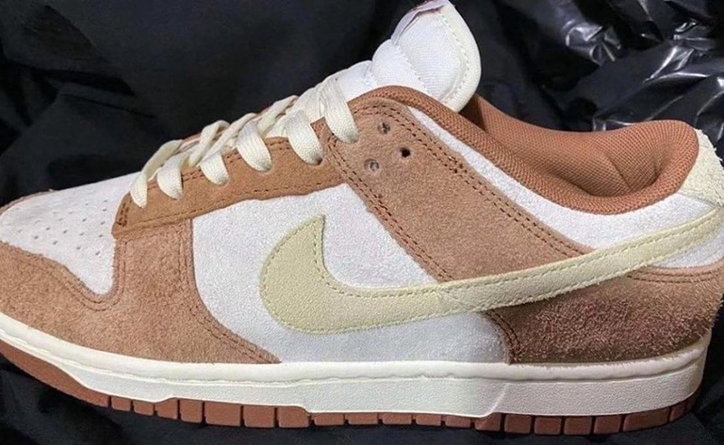 Nike,Dunk Low PRM,Medium Curry  小姐姐们钟爱的奶茶色！全新 Nike Dunk Low 实物图释出！