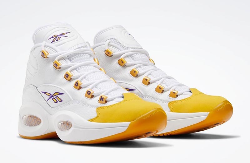 Reebok,Question Mid,Yellow Toe  科比上脚！艾佛森战靴 Question Mid 「黄脚趾」配色下月发售！