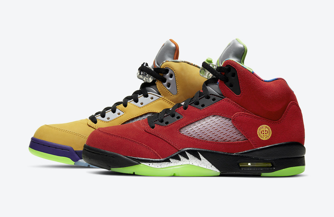 AJ5,Air Jordan 5,CZ5725-700,发售  最新消息来了！AJ5 “What The” 官图释出！发售推迟！