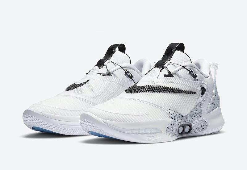 Nike,Adapt BB 2.0,White Cement  Nike 自动系带篮球鞋又来了！这次是经典的白水泥配色！