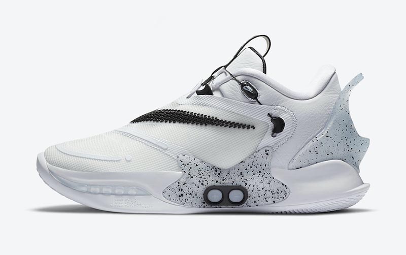 Nike,Adapt BB 2.0,White Cement  Nike 自动系带篮球鞋又来了！这次是经典的白水泥配色！