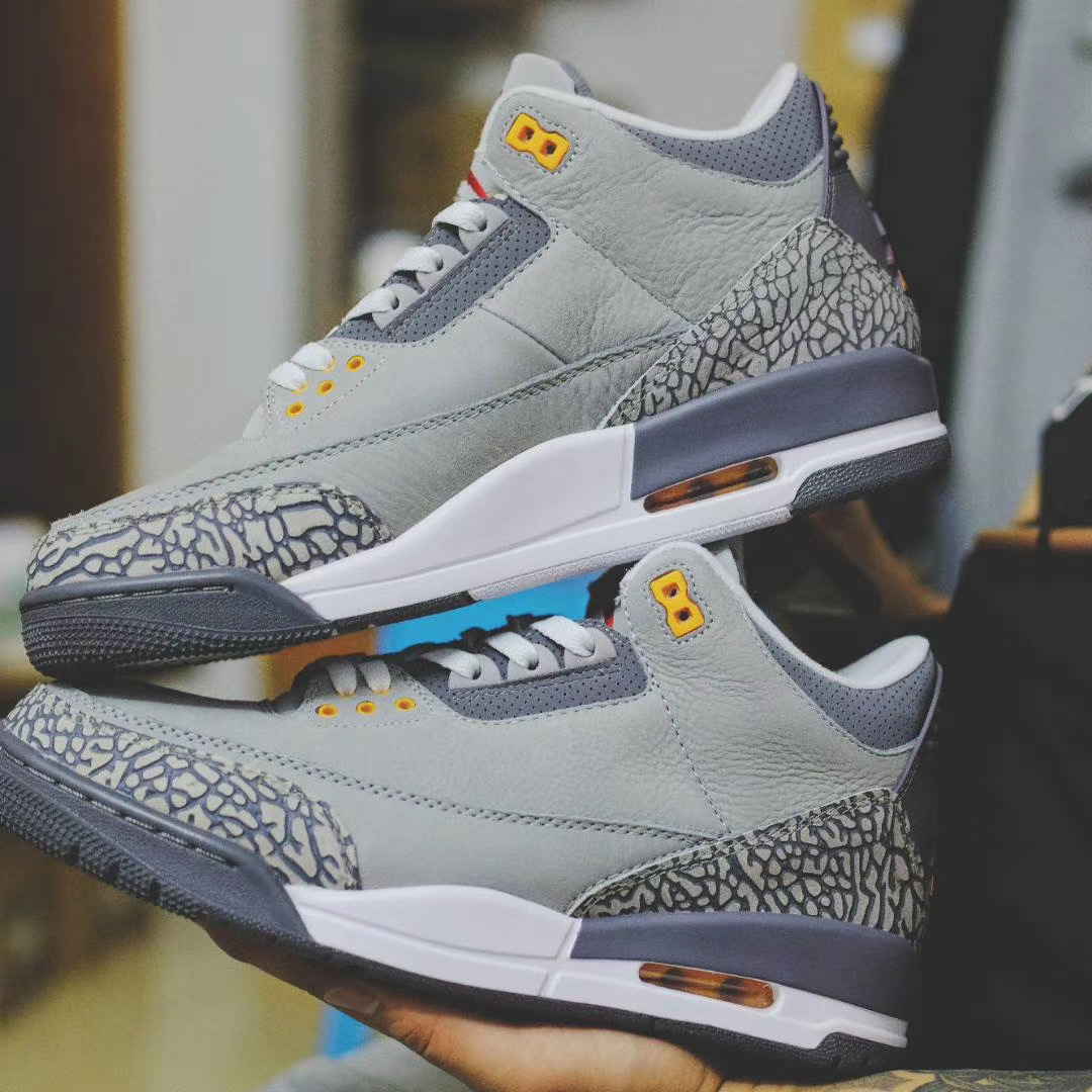 AJ3,Air Jordan 3,CT8532-012,发售  这双鞋新玩家真不知道！酷灰 AJ3 明年回归