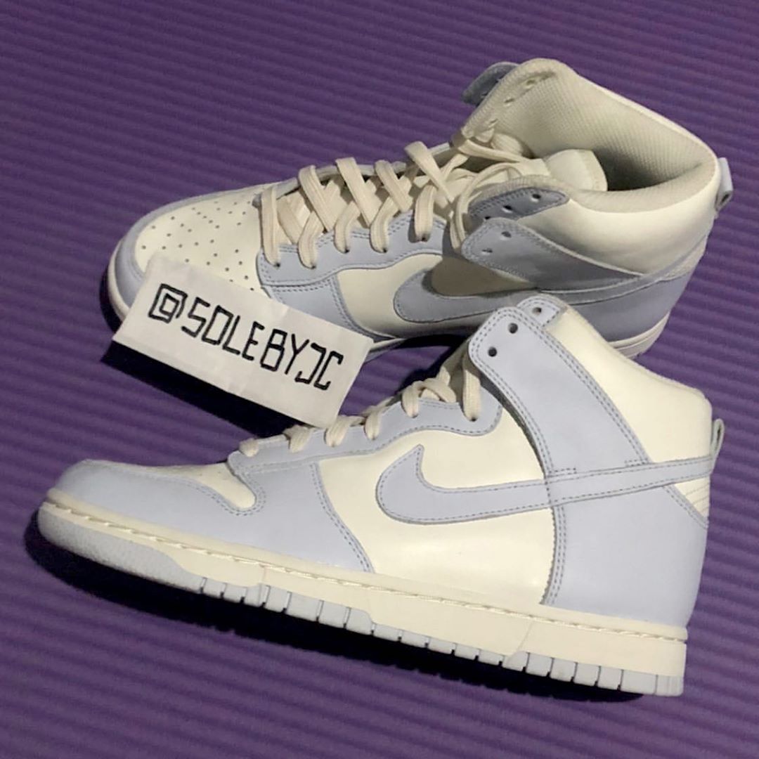 Nike,Dunk,Football Grey,DD1869  小姐姐看过走不动道！雾霾蓝 Nike Dunk High 谍照曝光！
