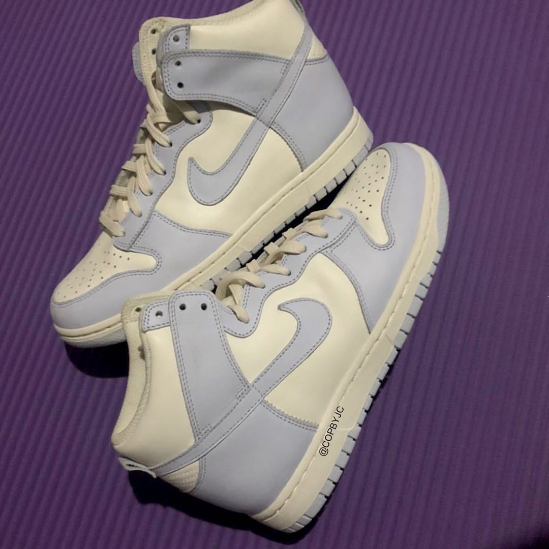 Nike,Dunk,Football Grey,DD1869  小姐姐看过走不动道！雾霾蓝 Nike Dunk High 谍照曝光！