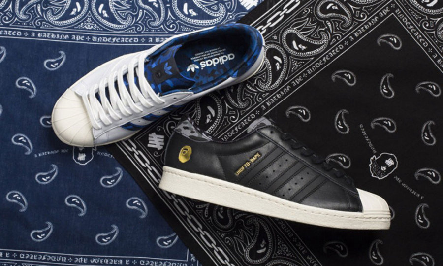 BAPE,Undefeated,adidas,ZX 8000  今年最想要的三方联名之一！BAPE x UNDFTD x adidas 本月发售！