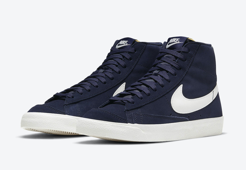 Nike,Blazer Mid,Navy Suede,DB5  老 OG 都爱的海军蓝！这双全新 Blazer Mid 你打几分？