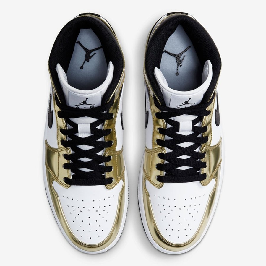 AJ1,Air Jordan 1 Mid SE,GS,DC1  小伦纳德变身奢华液态金！全新 Air Jordan 1 Mid 即将登场！