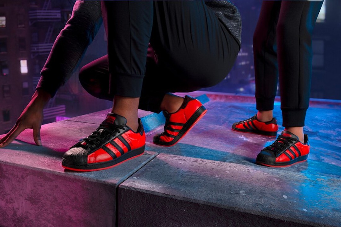 adidas,发售,GV7128  漫威 x PS x adidas 三方联名！黑蜘蛛侠贝壳头即将发售！