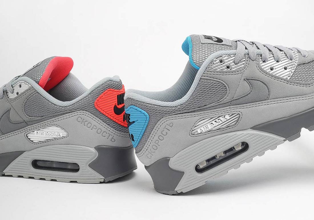 Nike,Air Max 90,Moscow,DC4466-  科技感爆棚！这双鸳鸯 Air Max 90 太帅了！