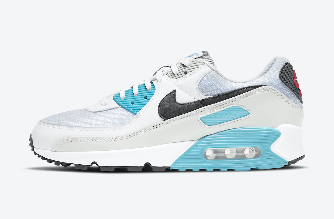 Air Max 90,Chlorine Blue,CV883  马里奥既视感！新配色 Air Max 90 “Chlorine Blue” 即将发售！