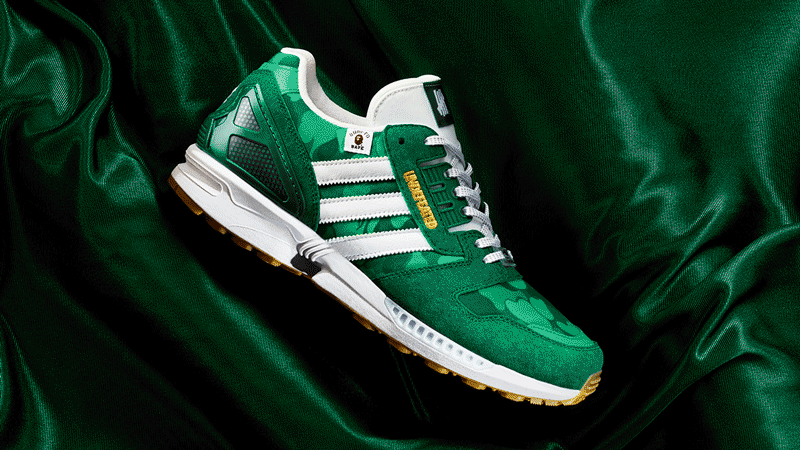 adidas,BAPE,Undefeated,ZX 8000  备受关注的三方联名！BAPE x UNDFTD x adidas 即将发售！