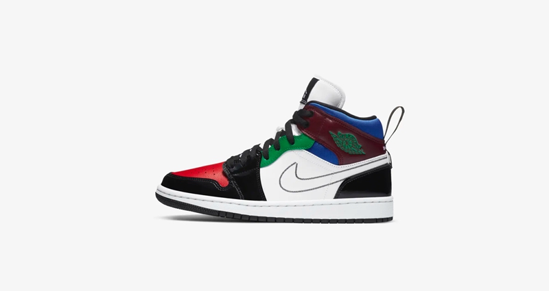 AJ1,Air Jordan 1 Mid SE,WMNS  多色拼接质感十足！全新配色 AJ1 Mid 即将发售！